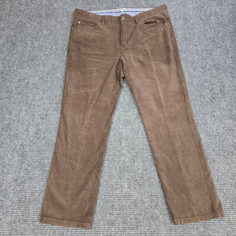 Peter Millar Superior Soft Corduroy 5 Pocket Pants Mens 38x30 Brown Stretch